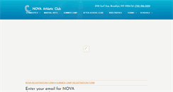 Desktop Screenshot of novaathletics.org