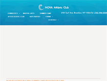 Tablet Screenshot of novaathletics.org